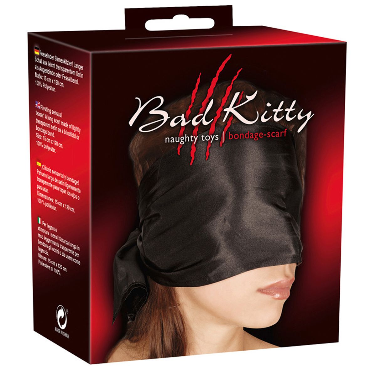 Zwart Satijnen Sjaal