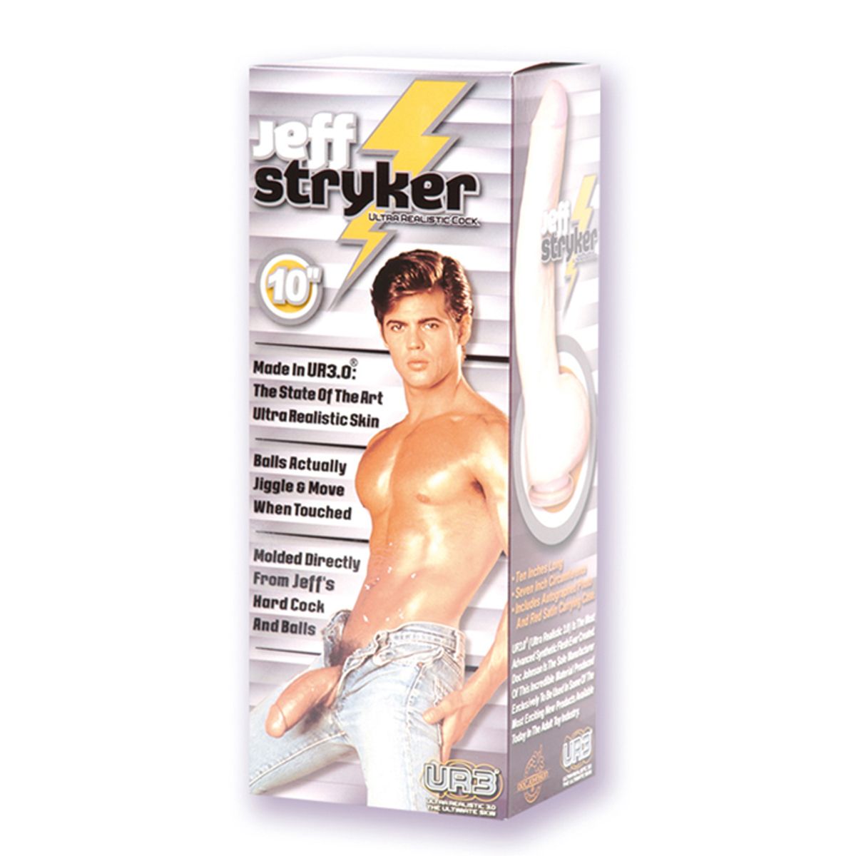 Jeff Stryker Ultra gedetailleerde Dildo Met Balzak - 25,5 cm