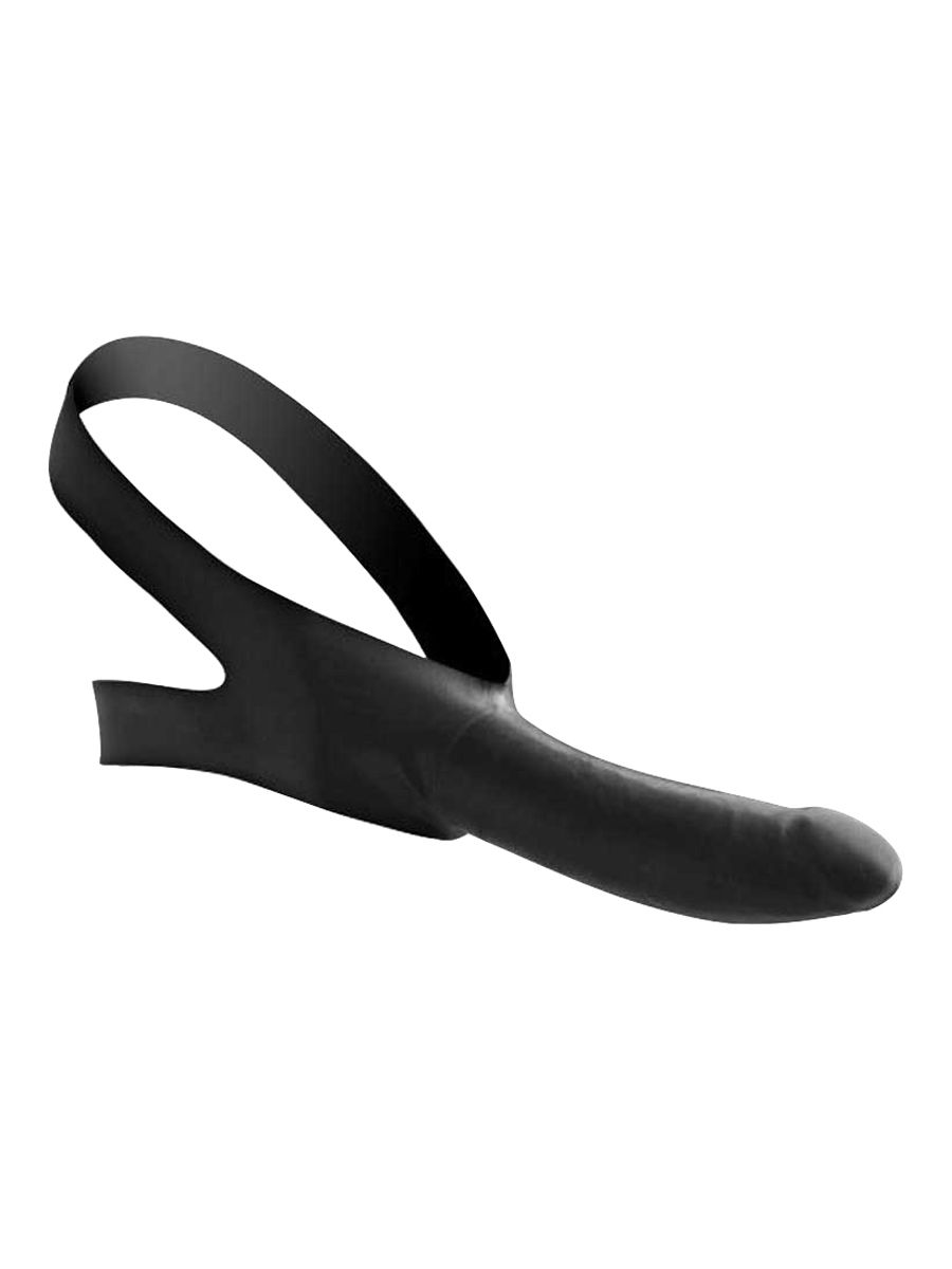 Gezicht Fuk Gag Met Dildo