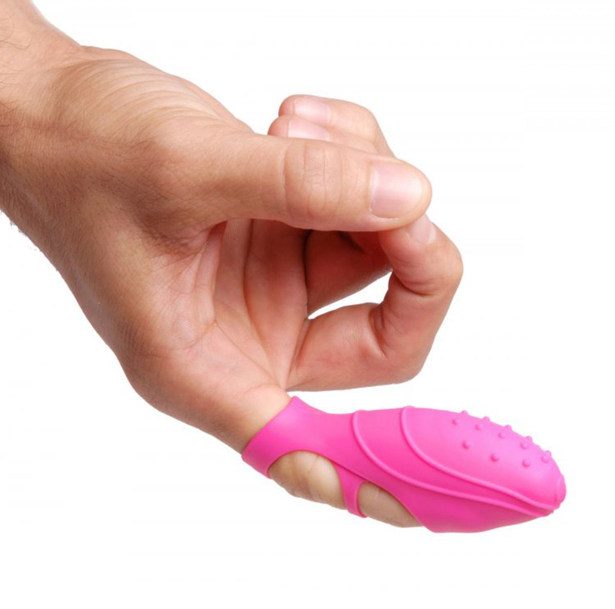 Siliconen G-Spot Vingervibrator - Roze