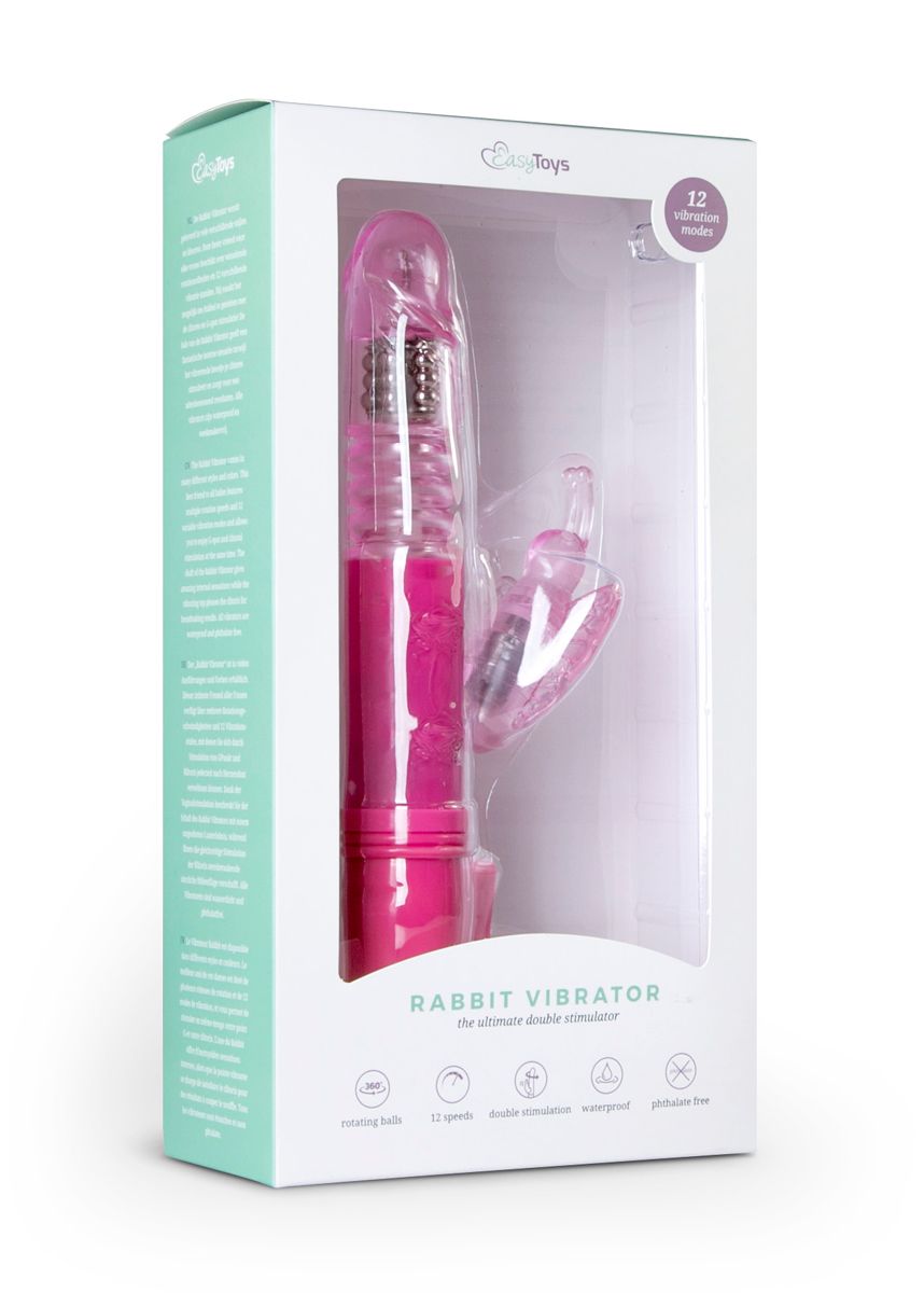 Stotende Vlindervibrator - Roze