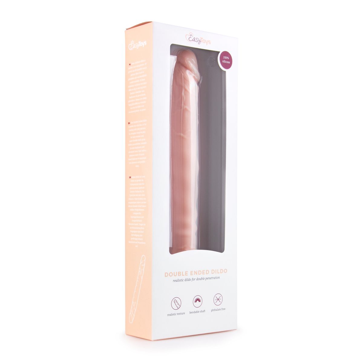 EasyToys dubbele dubbele dildo - 30 cm