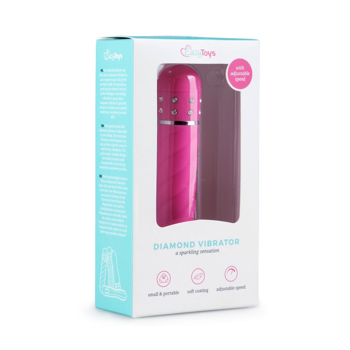 Easytoys Minivibrator Gedraaid - Roze