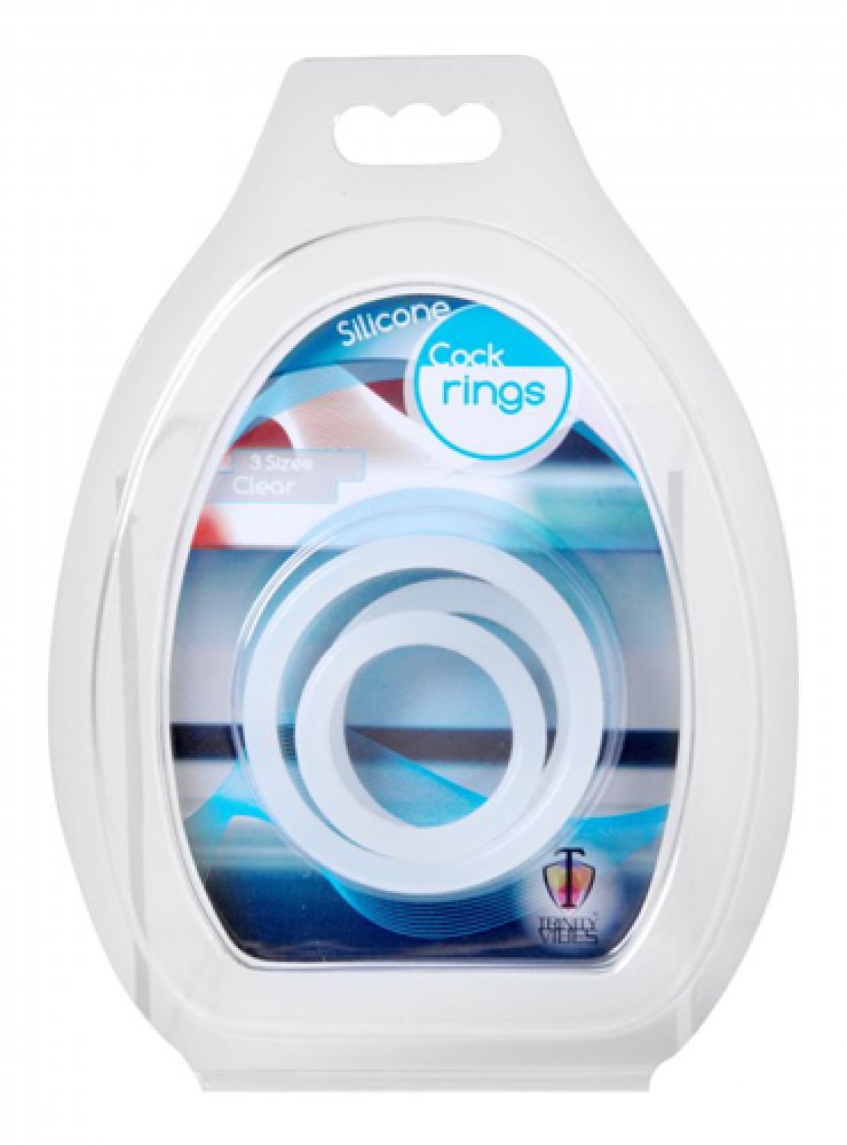 Trinity siliconen cockringen - doorzichtig