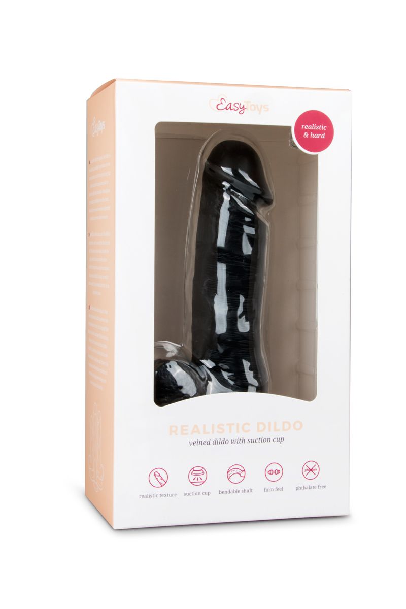 Eigenschappen Dildo Met Balzak - 17,5 cm