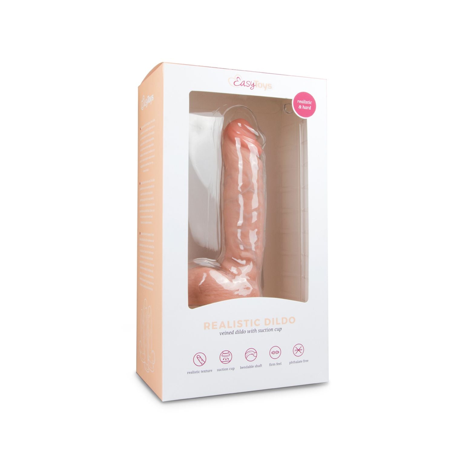 Eigenschappen Dildo Met Balzak - 22,5 cm