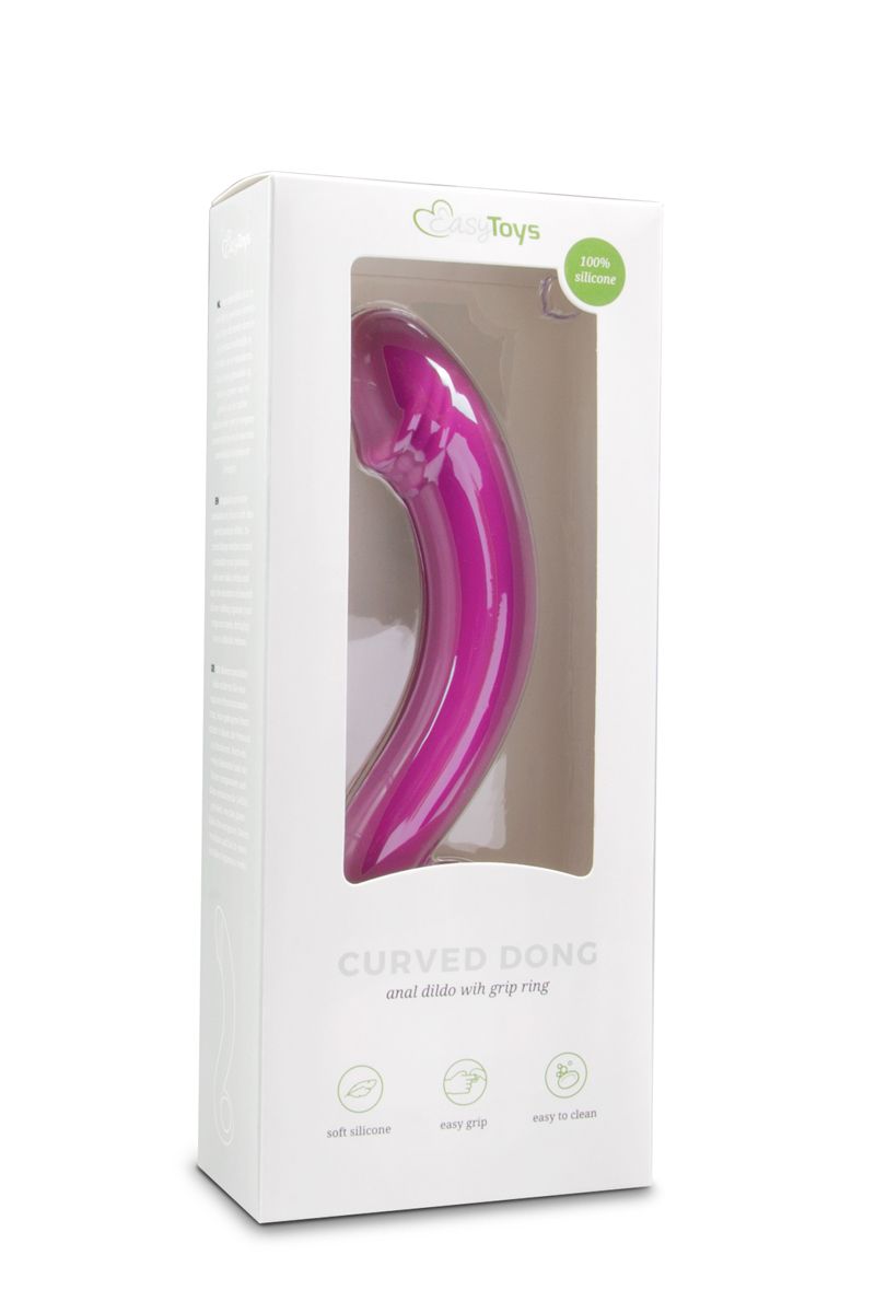 Siliconen prostaat-dildo - roze