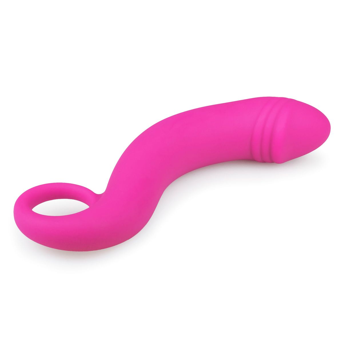 Siliconen prostaat-dildo - roze