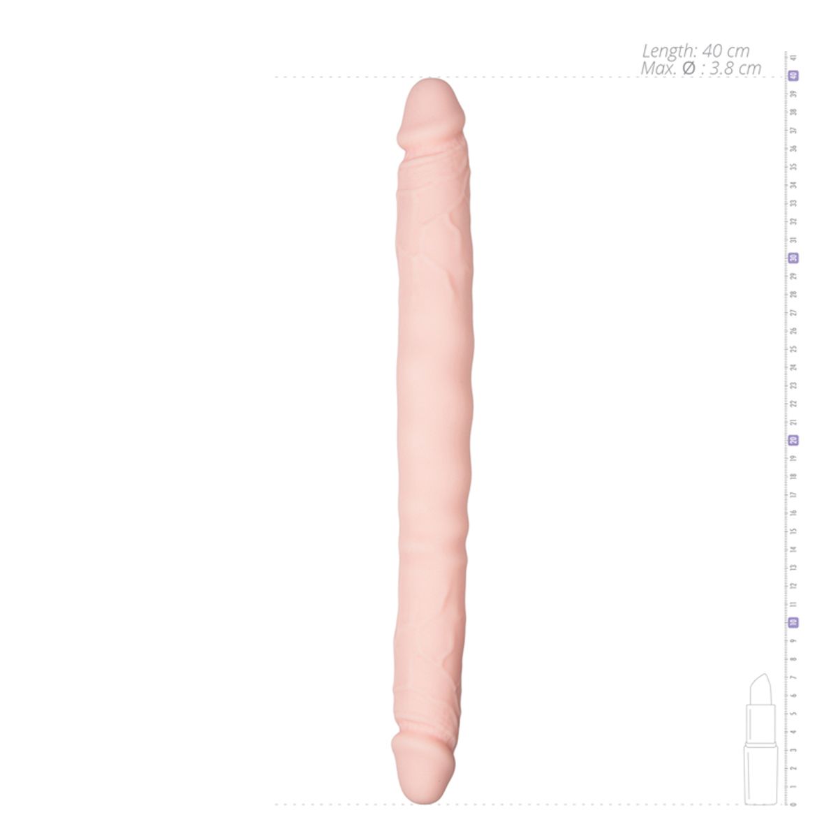 Dubbelzijdige dildo - 40 cm