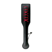 Zwarte Leren Paddle XOXO