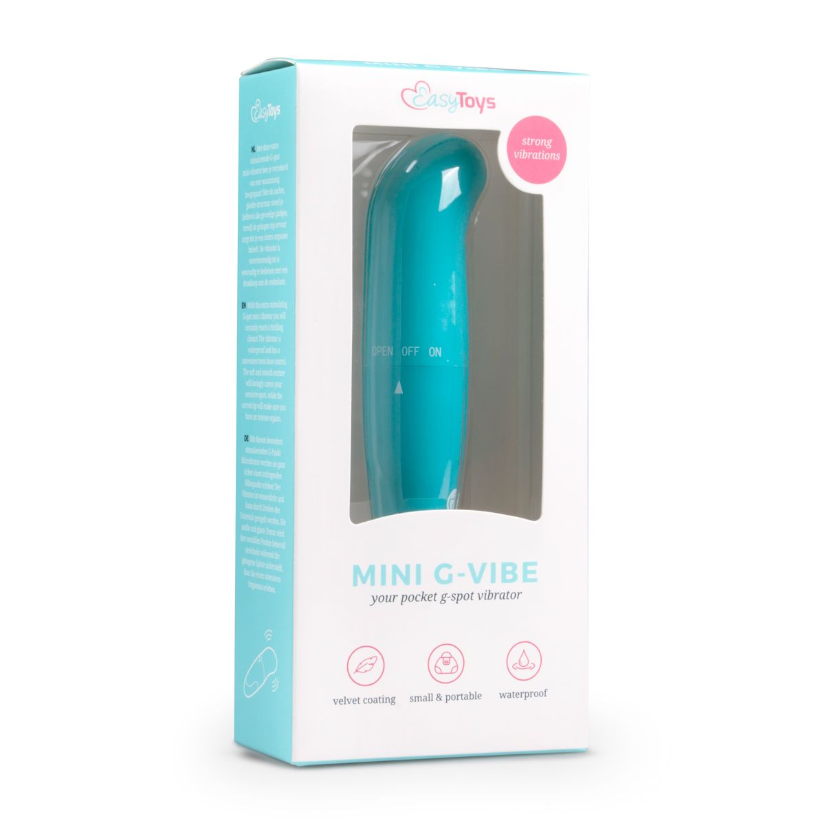 Mini G-spot vibrator - turquoise