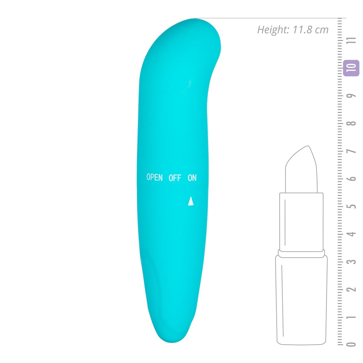 Mini G-spot vibrator - turquoise