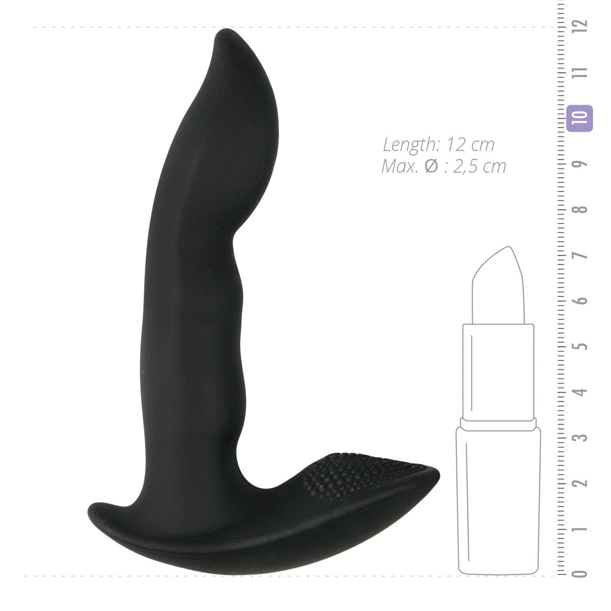 Dynamische Duke Prostaatvibrator - Zwart