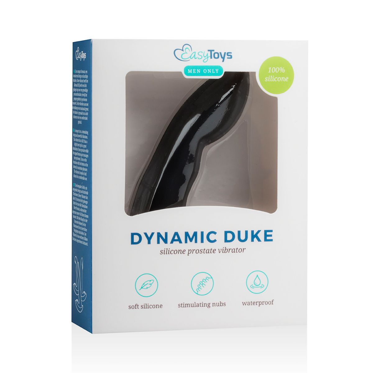 Dynamische Duke Prostaatvibrator - Zwart