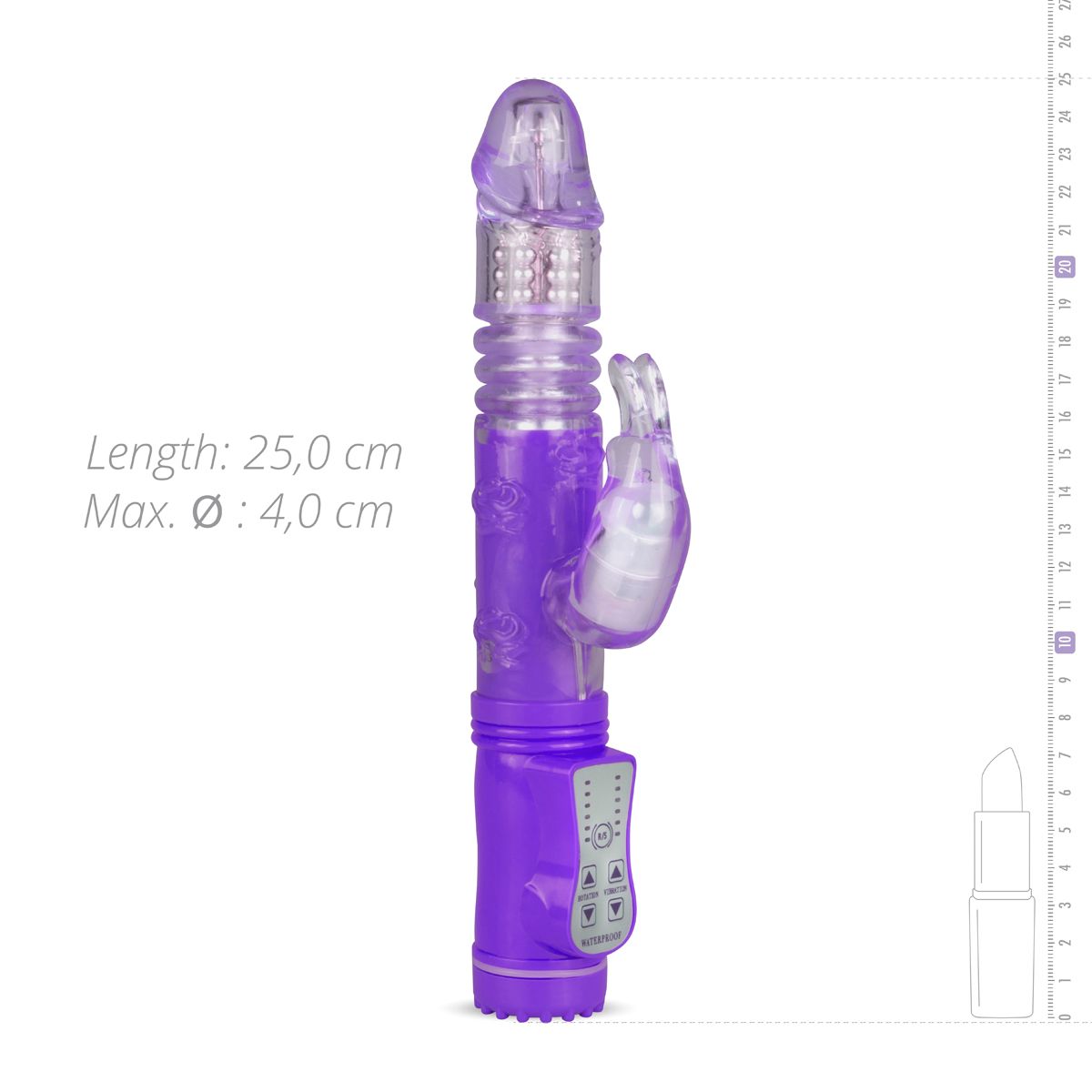 EasyToys Stotende Konijnvibrator - Paars