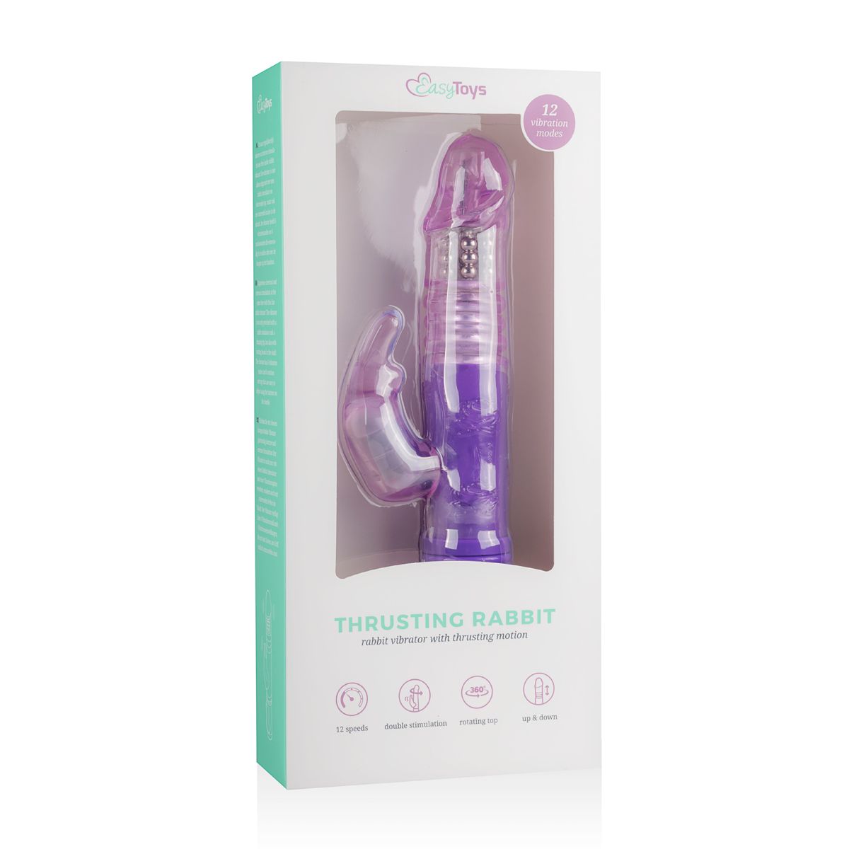 EasyToys Stotende Konijnvibrator - Paars