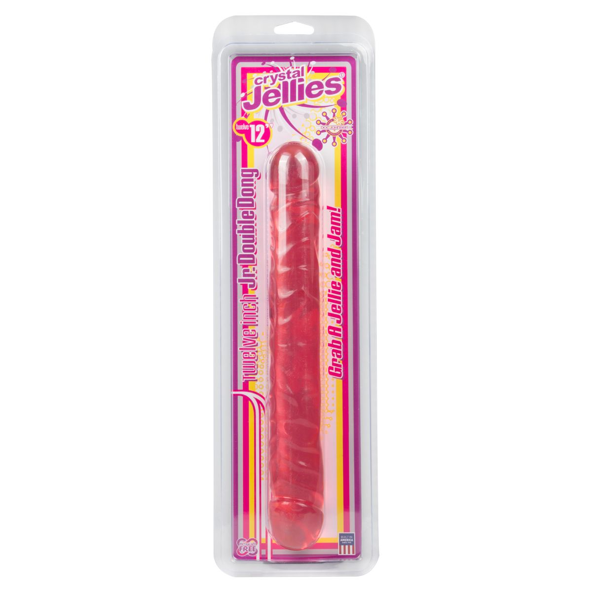 Crystal Jellies Dubbeldildo - Roze