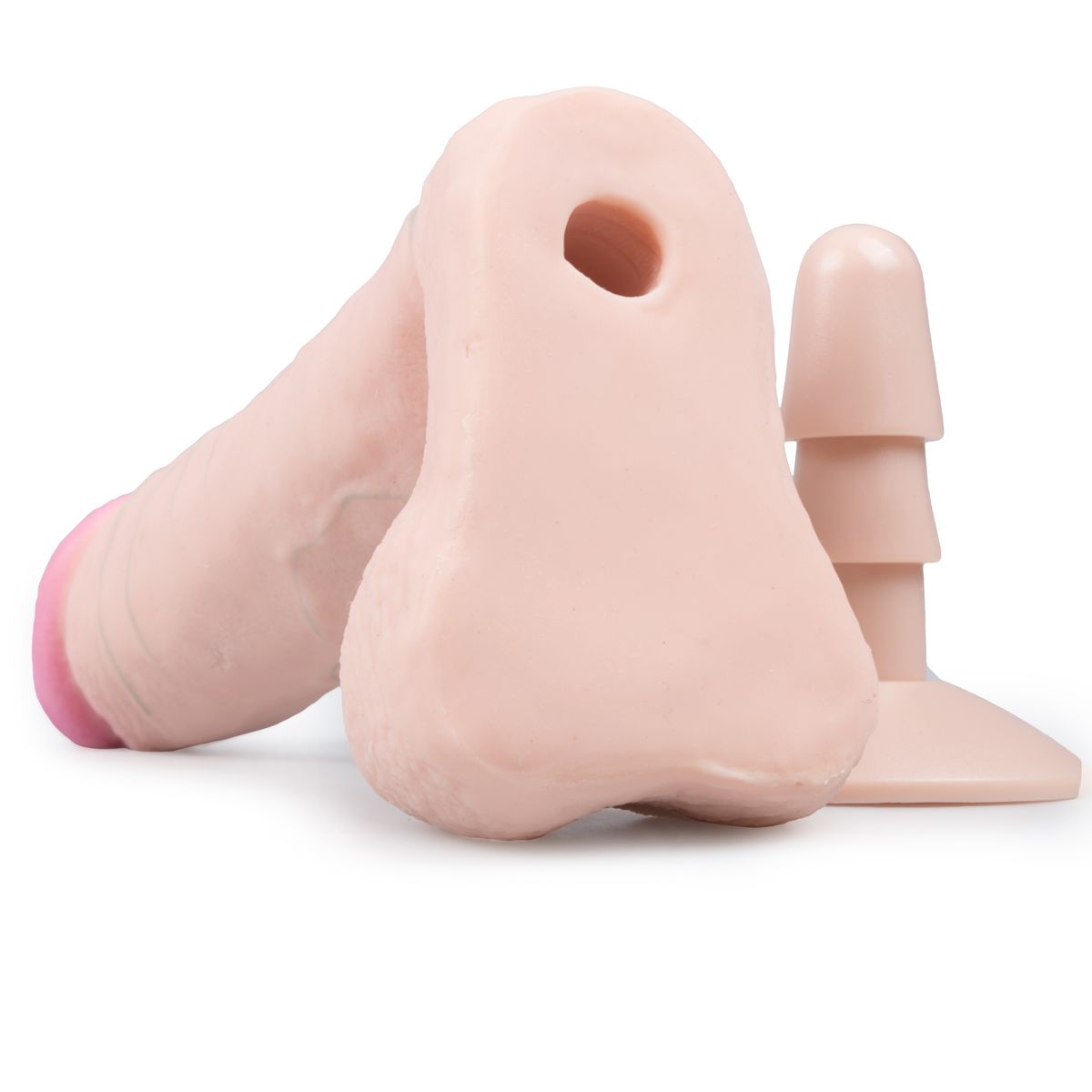Realistische Cock Ultraskyn Uitgebreide Dildo Met Balzak - 21 cm