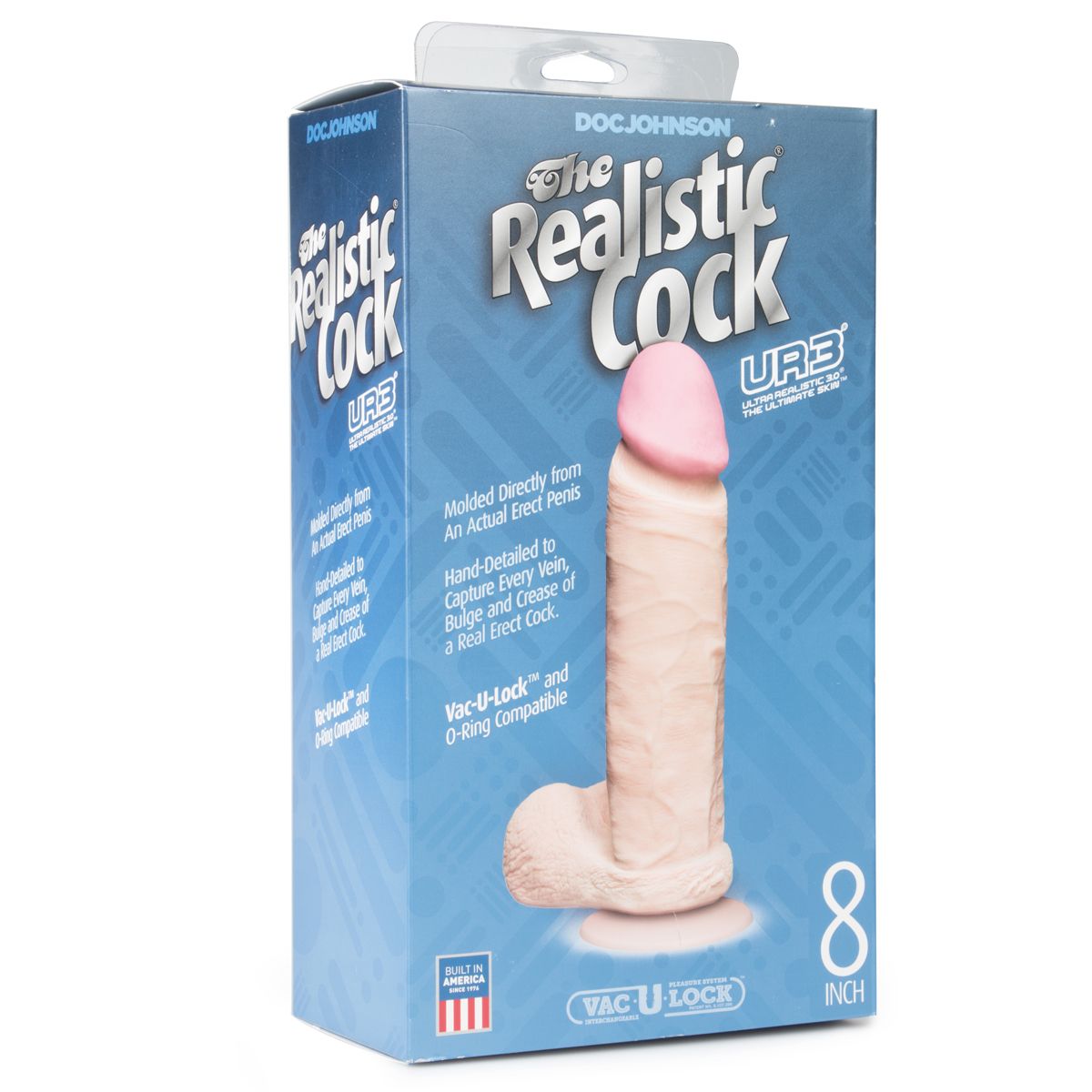 Realistische Cock Ultraskyn Uitgebreide Dildo Met Balzak - 21 cm