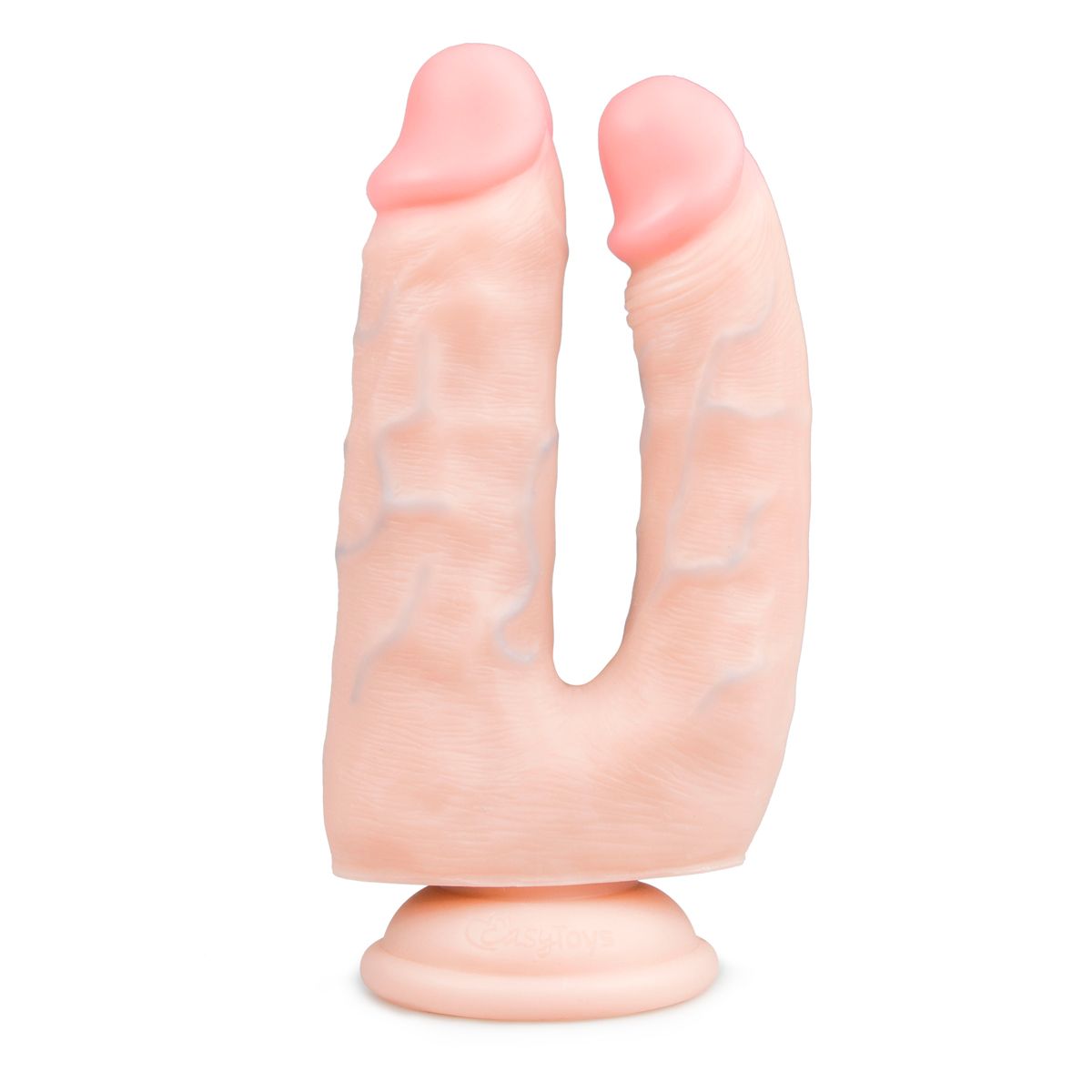 Veelzijdige Dubbele Dildo Met Zuignap - 18 cm