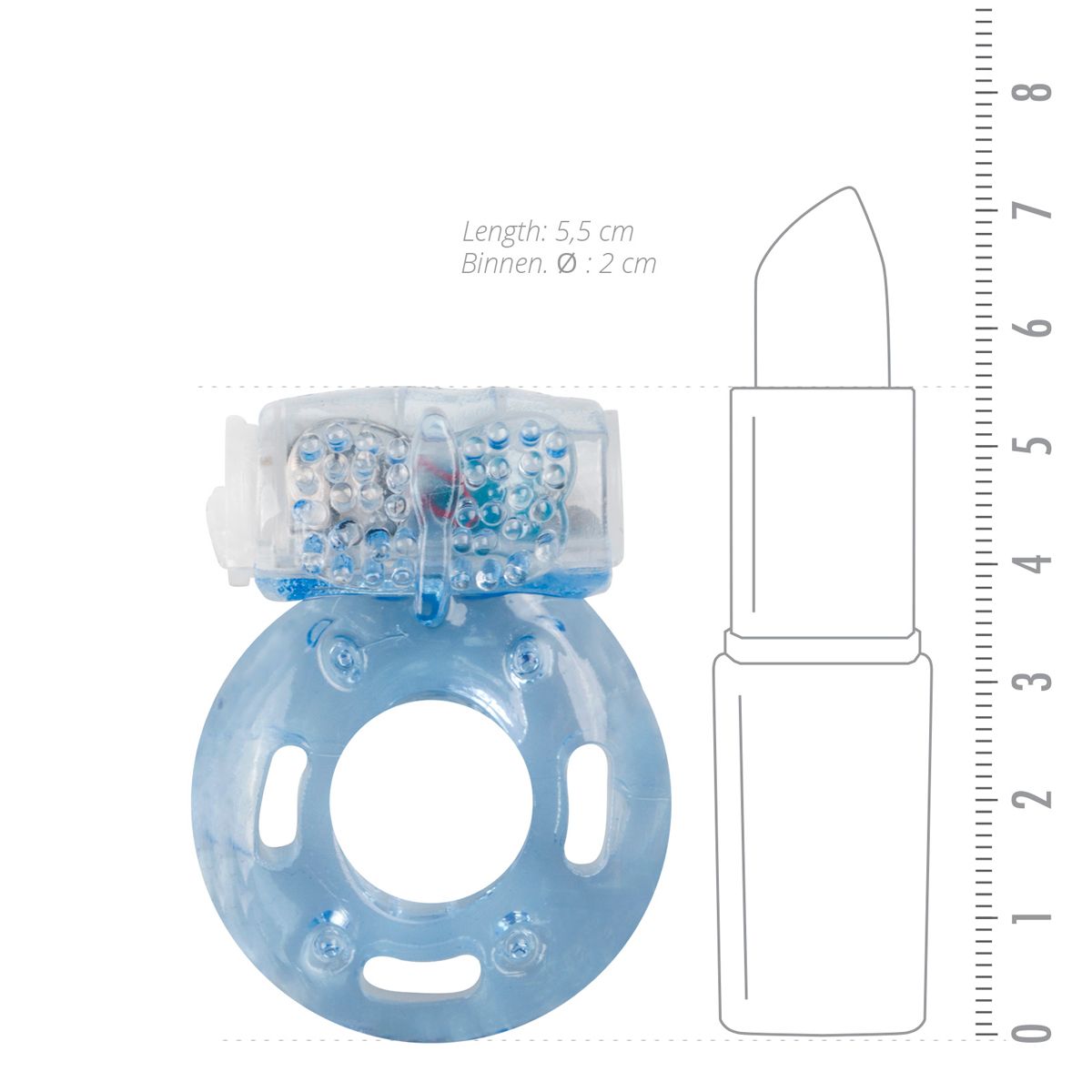 Vibrerende Cockring Met Genopte Clitorisstimulator