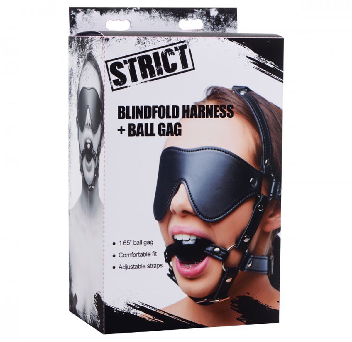 Kunstleren Masker Met Ball Gag