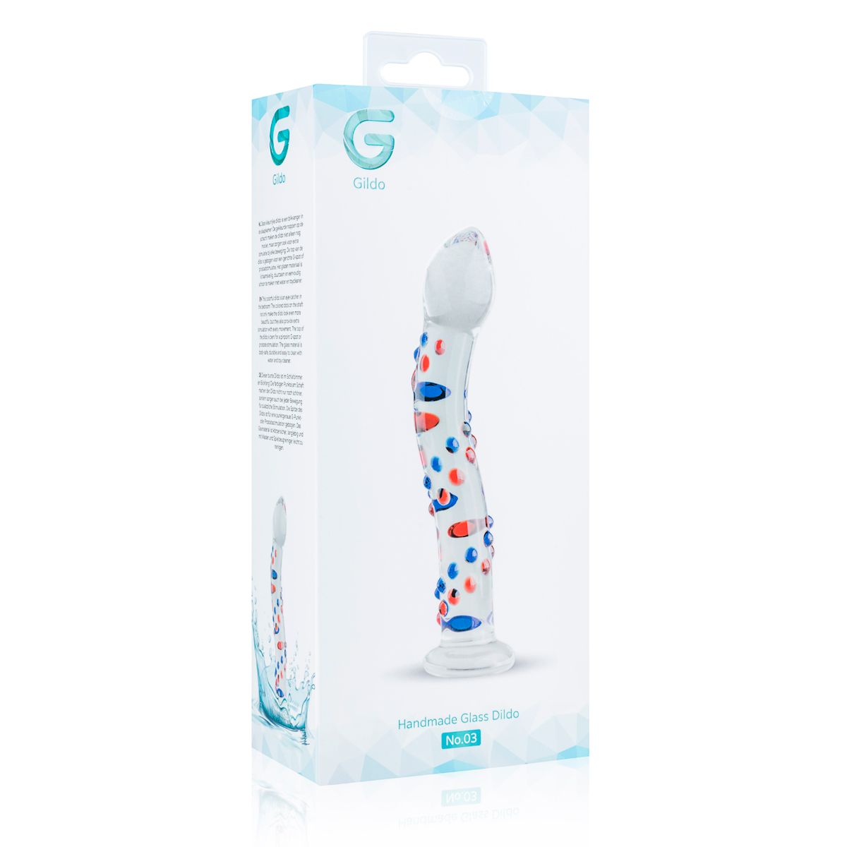 Glazen G-Spot/Prostaatdildo nr. 3
