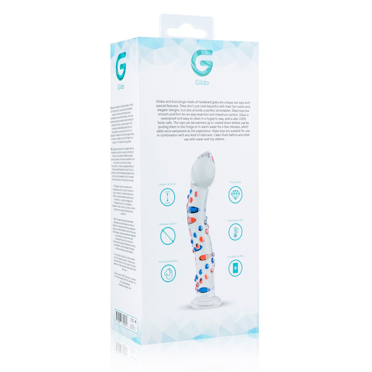 Glazen G-Spot/Prostaatdildo nr. 3