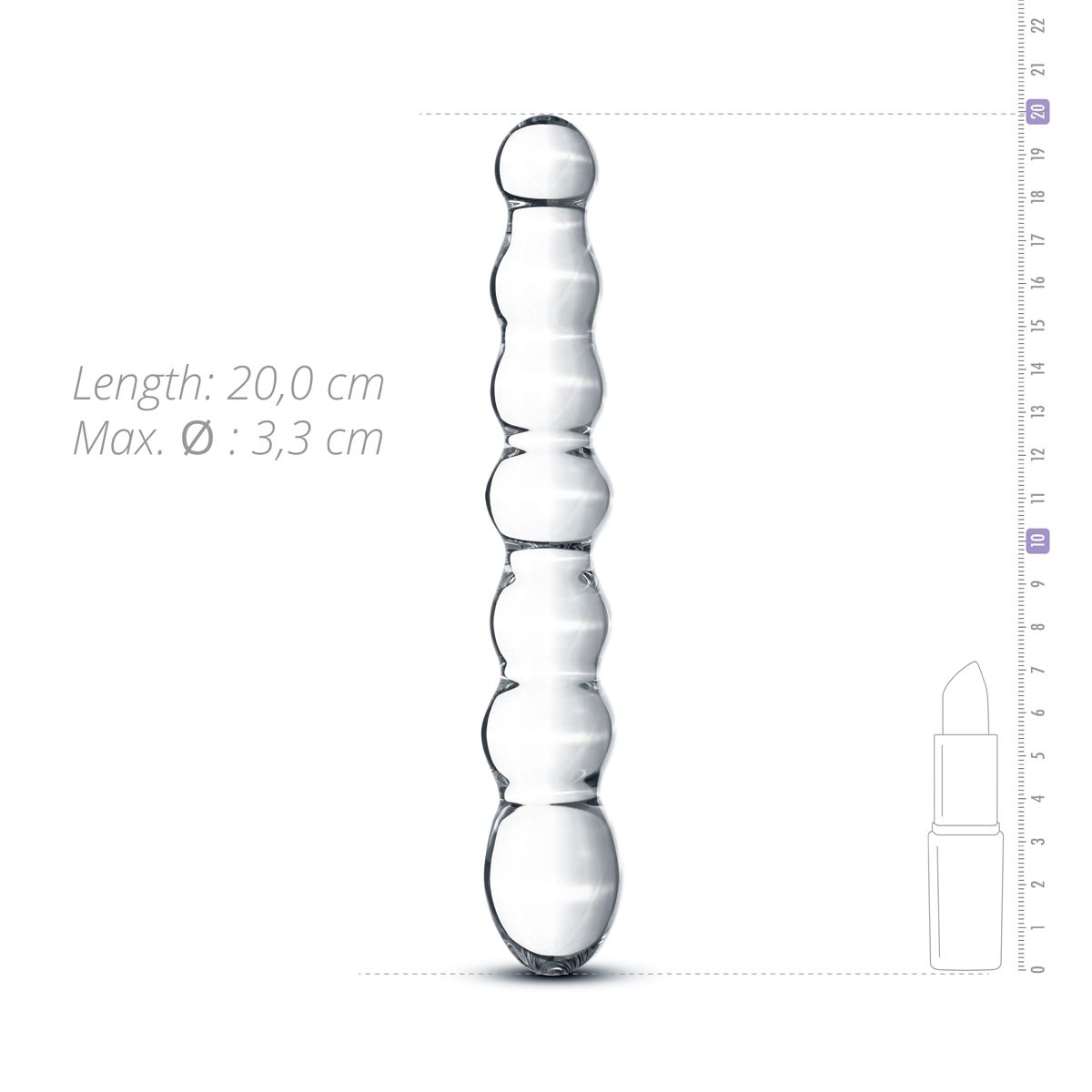 Glazen Dildo Nr. 19