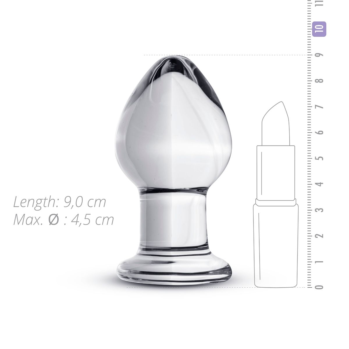 Glazen Buttplug Nr. 26