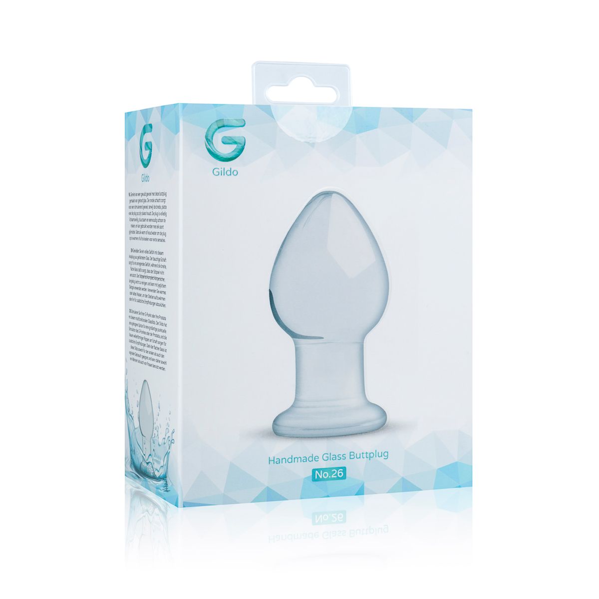 Glazen Buttplug Nr. 26