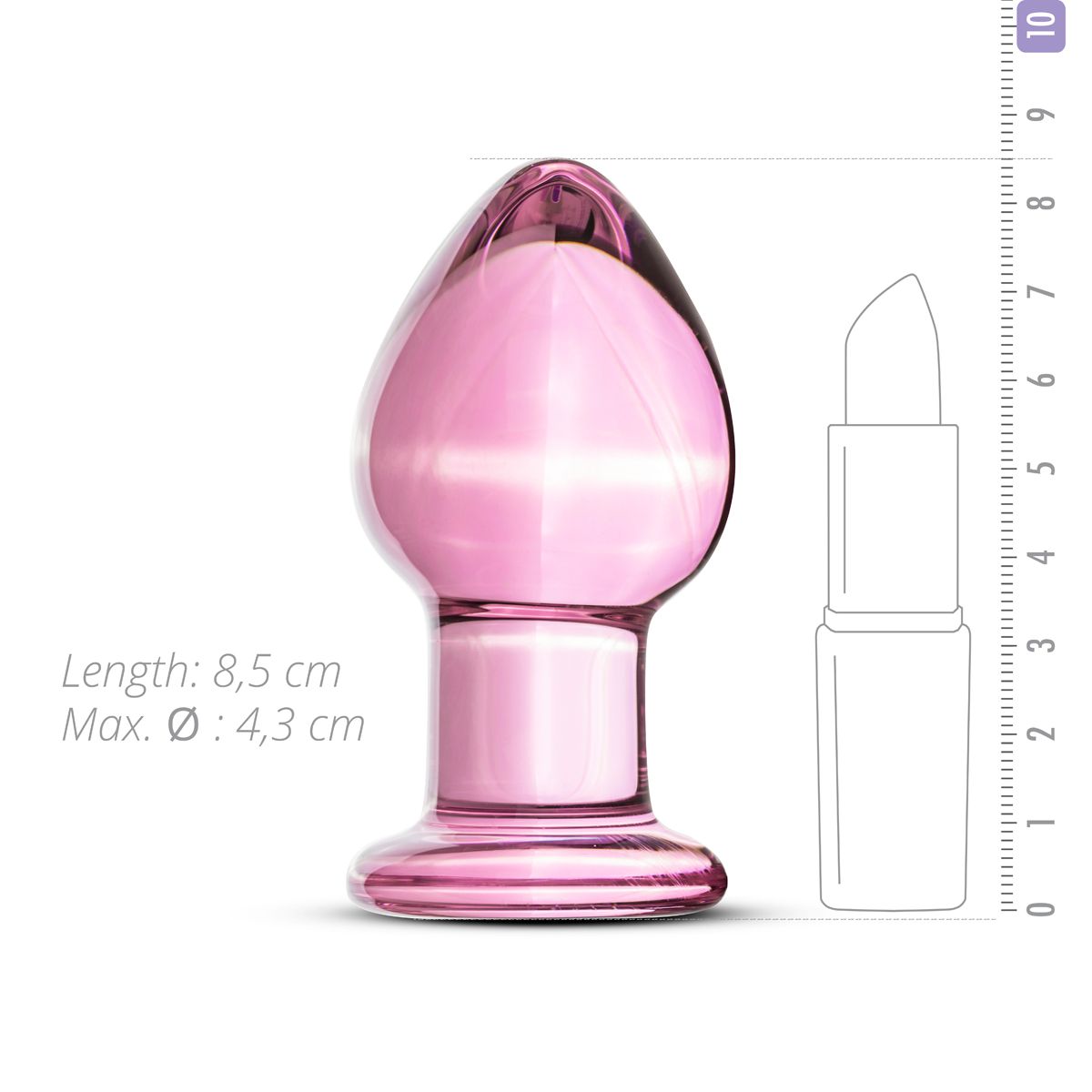 Glazen Buttplug Nr. 27