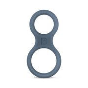 Boners Siliconen Cockring En Ballstretcher - Grijs