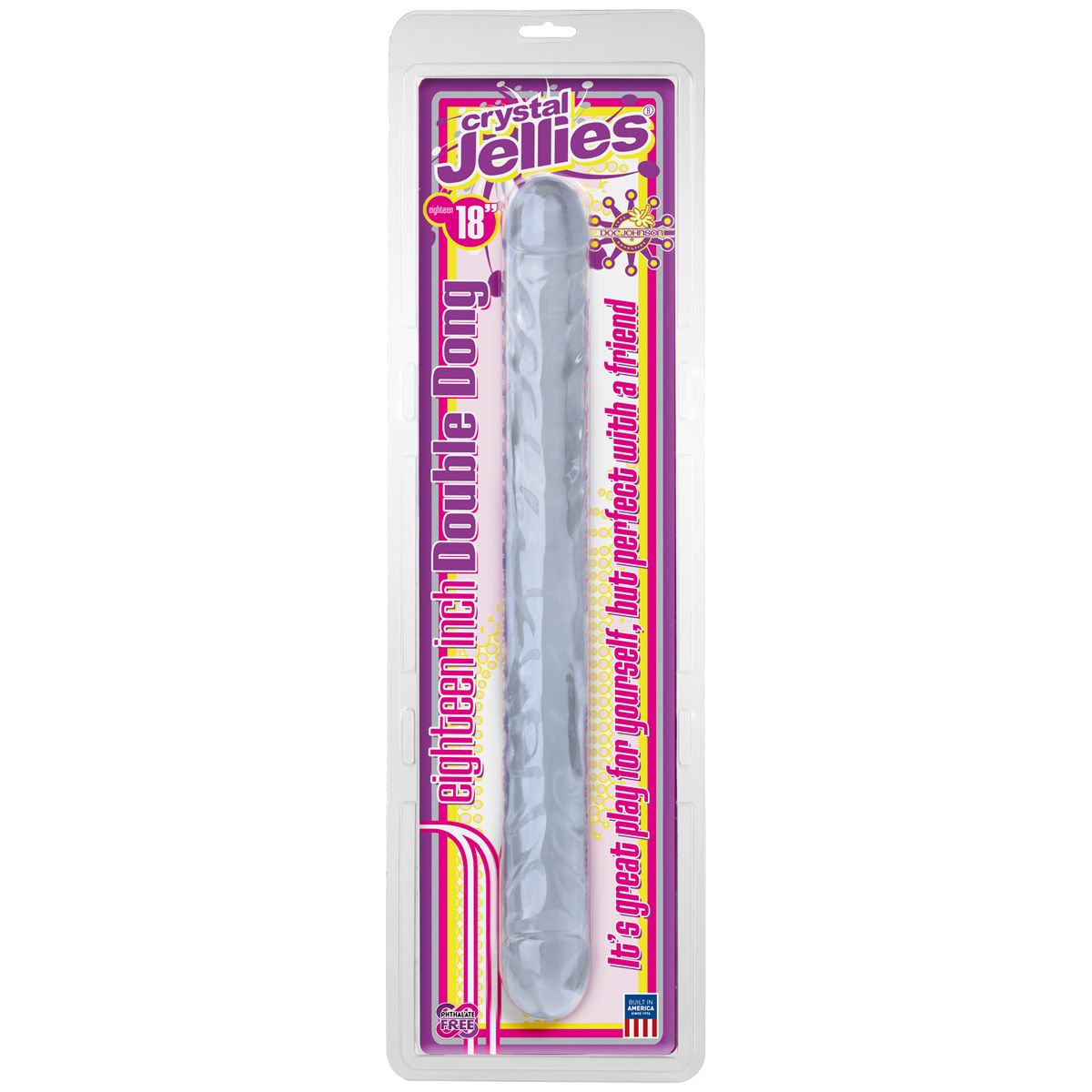 Kristallen Jellies Dubbele Dong 18