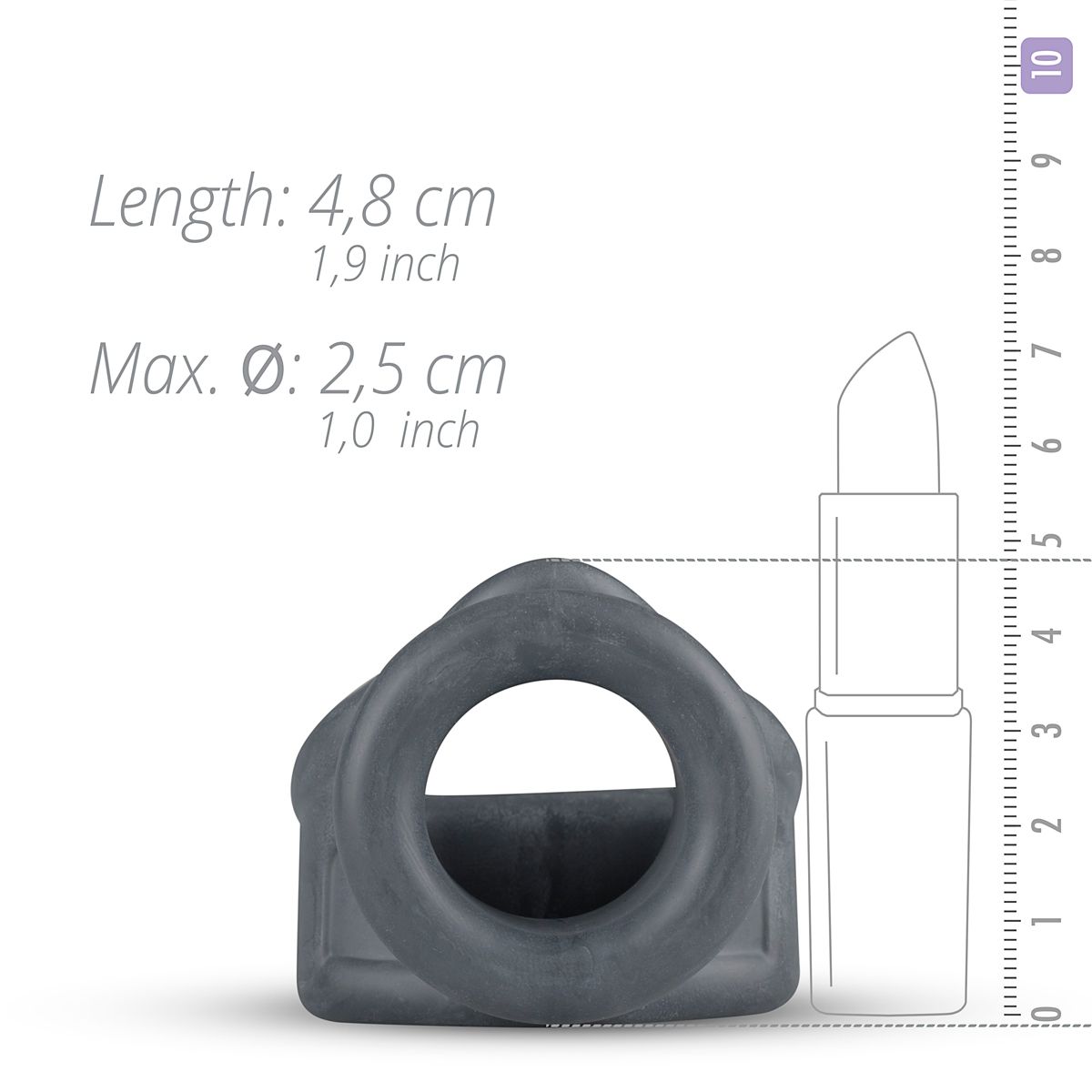 Boners vloeibare siliconen 2 in 1 ballenstretcher