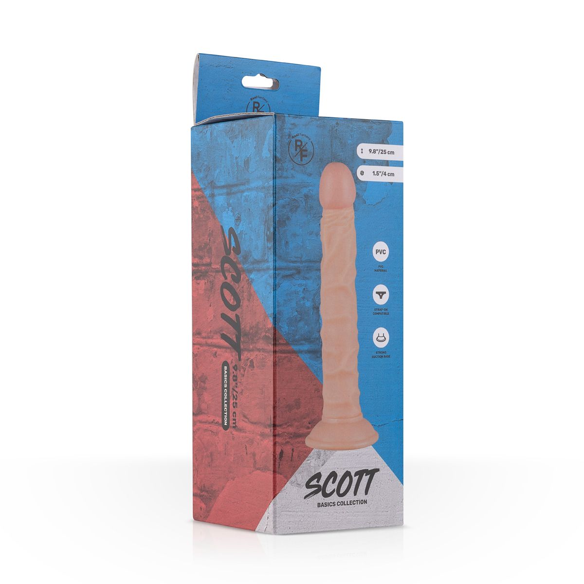 Scott uitgebreide Dildo - 25 cm