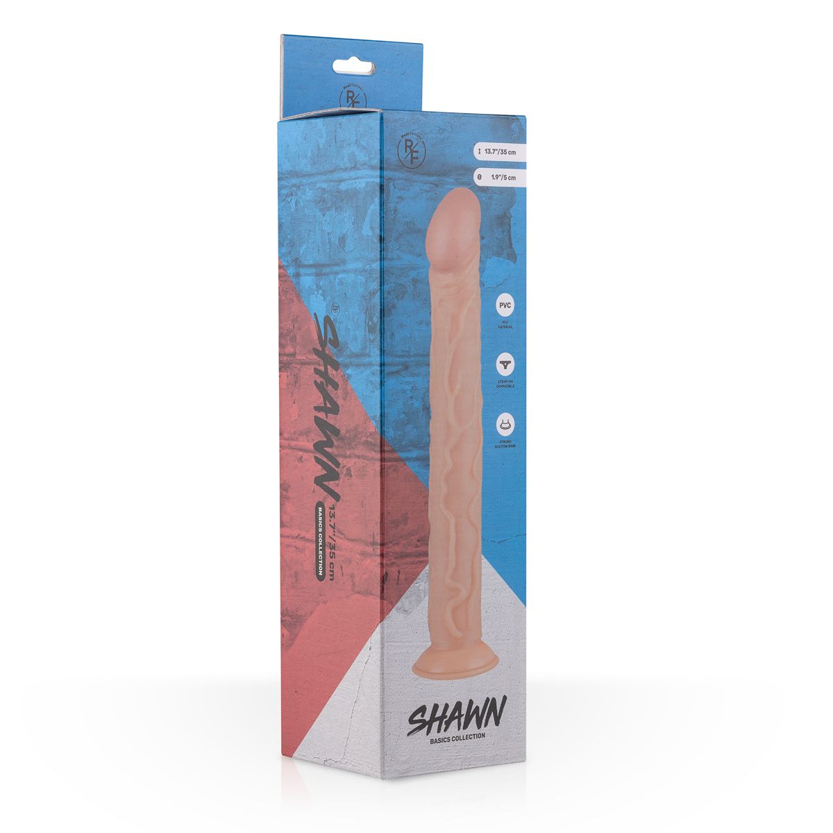 Shawn Verzameldildo Met Zuignap - 35 cm