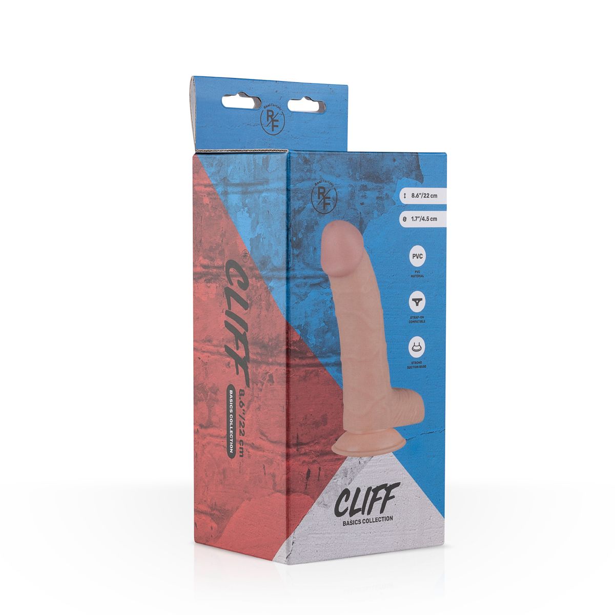 Cliff detailsLildo Met Balzak - 22 cm