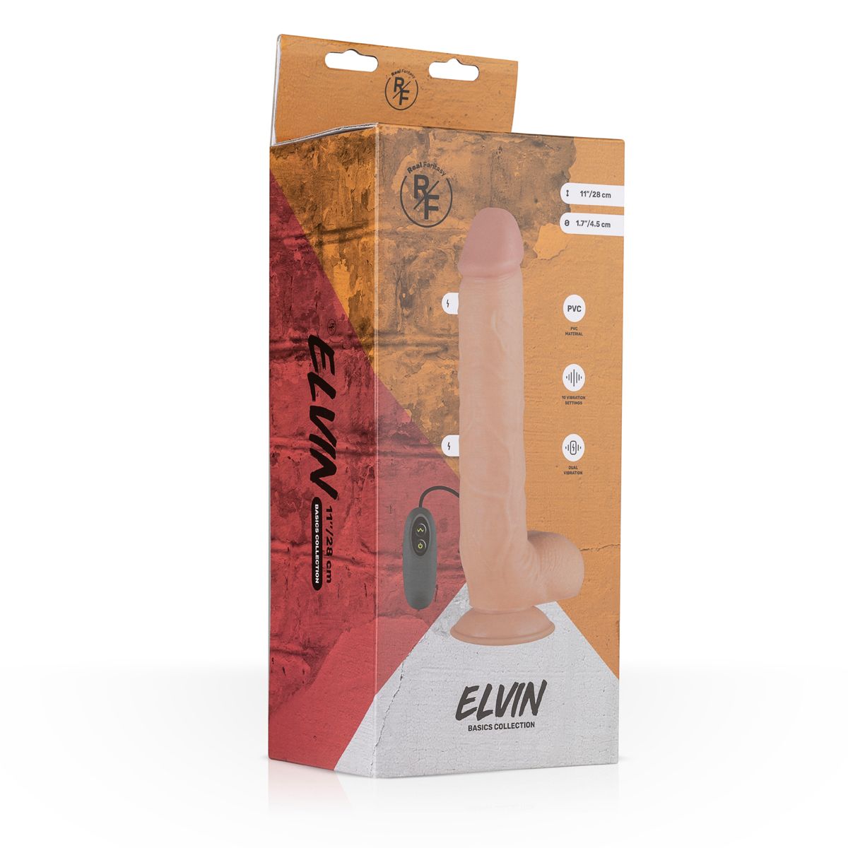 Elvin verzamelvibrator 27,50 cm