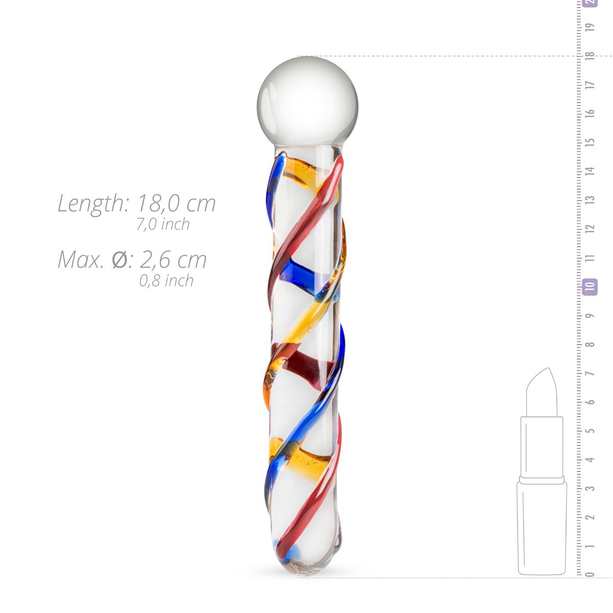 Glazen Dildo Nr. 10