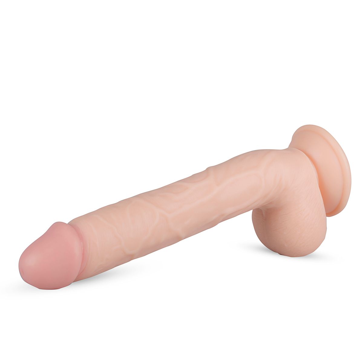 Elvin uitgebreide Dildo Met Balzak - 27,5 cm