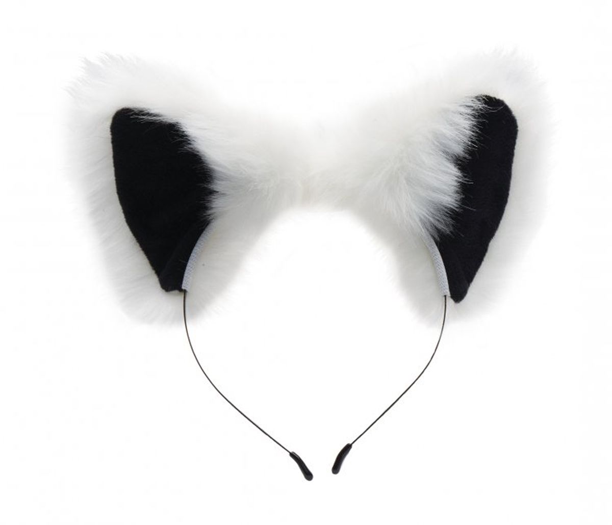 White Fox Buttplug &amp; Haarband Set