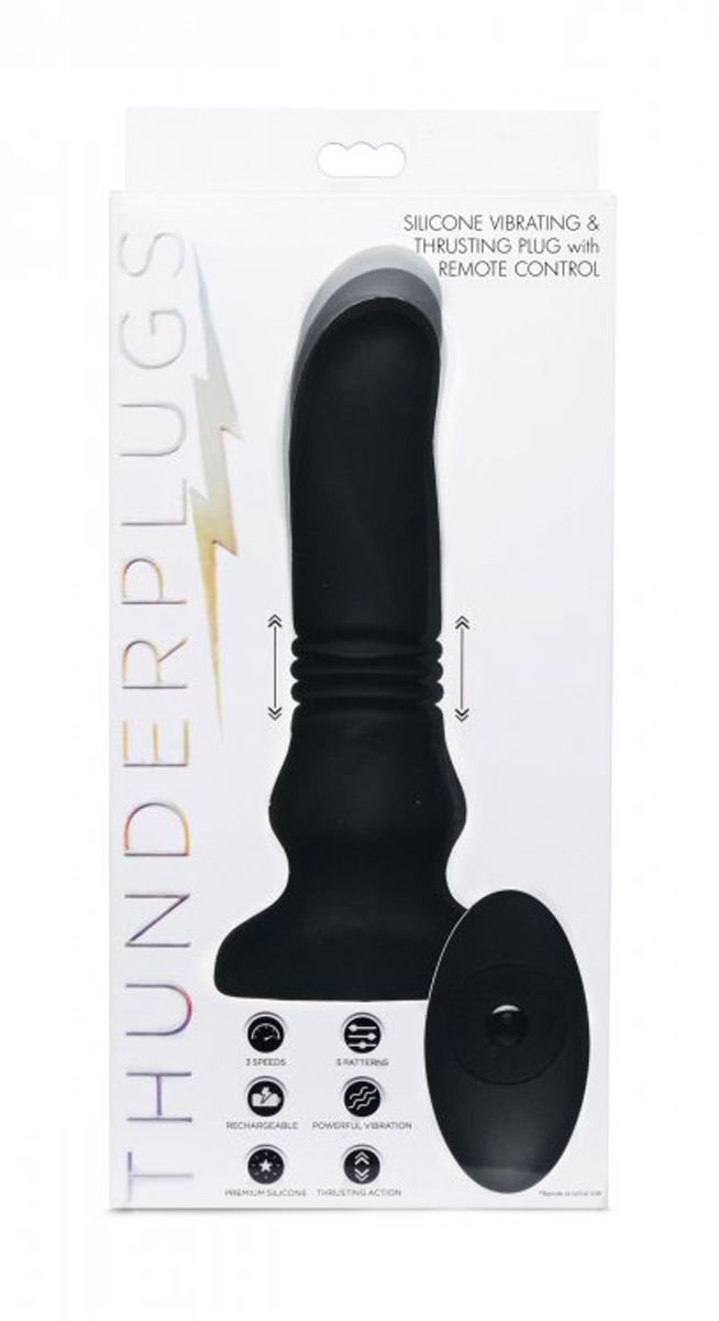 Thunderplug Stotende &amp; Vibrerende Prostaat-vibrator