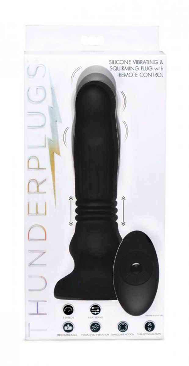 Thunderplug Stotende &amp; Vibrerende Anale vibrator