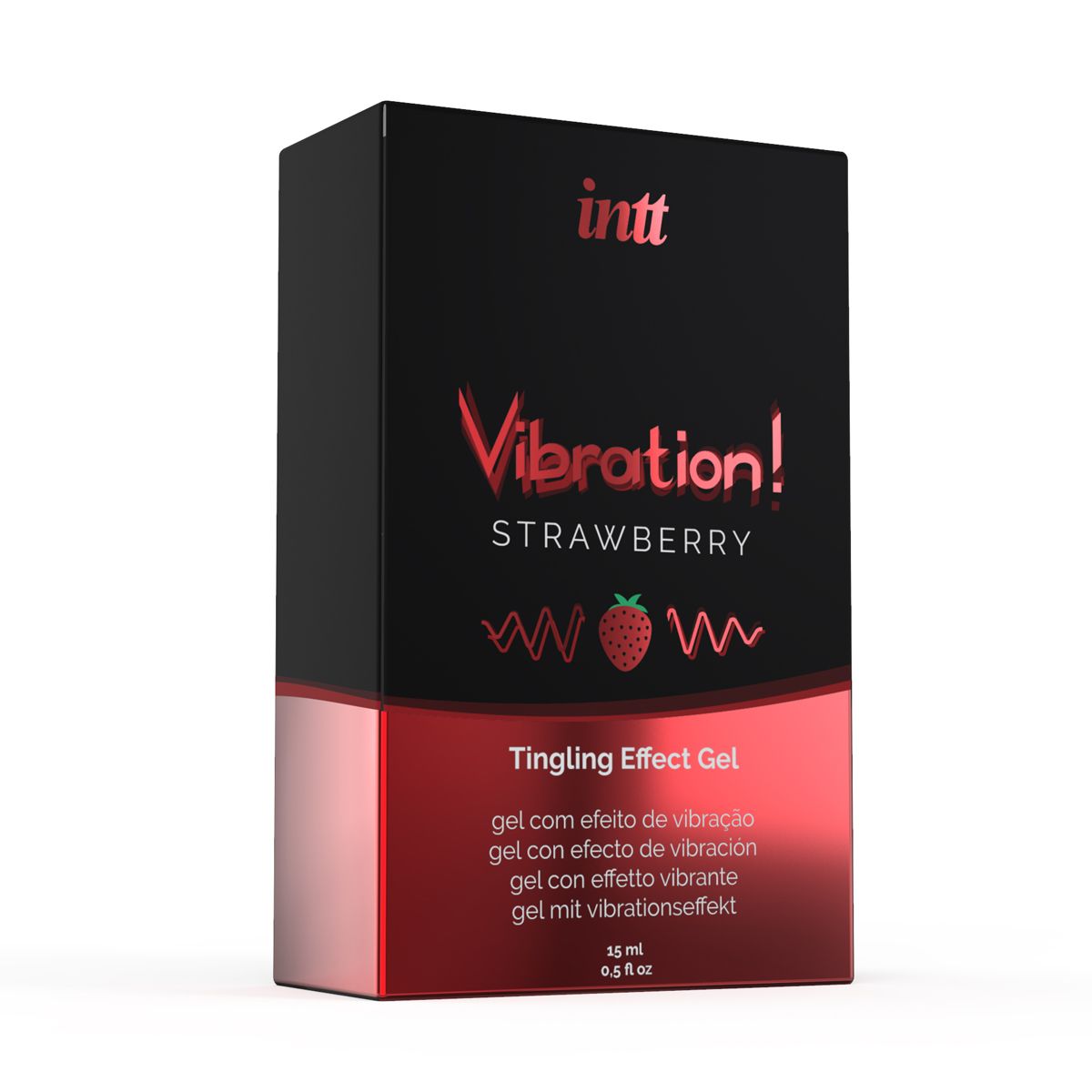 INTT - Vibration! Aardbei Tintelende Gel