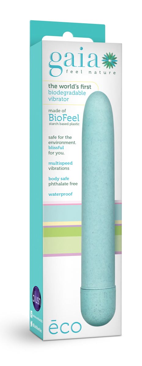 Gaia Eco Vibrator - Blauw