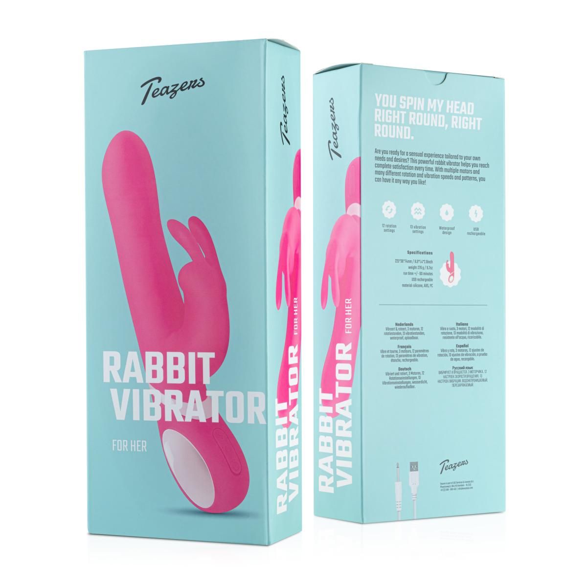 Roterende &amp; Vibrerende Rabbit Vibe