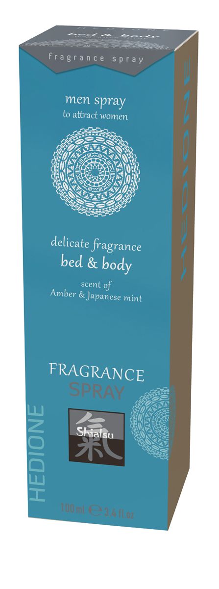 Feromonen Bed &amp; Body Spray Voor Mannen - Amber &amp; Japanse Munt