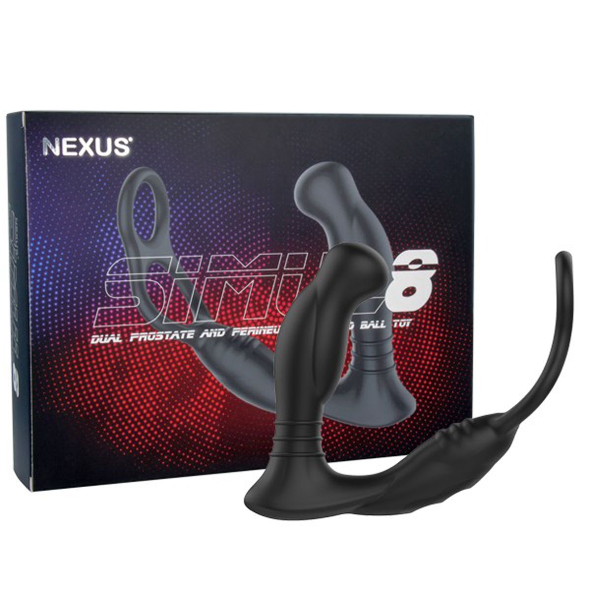 Nexus - Simul8 Prostaat Vibrator Met Cockring &amp; Ballstretcher