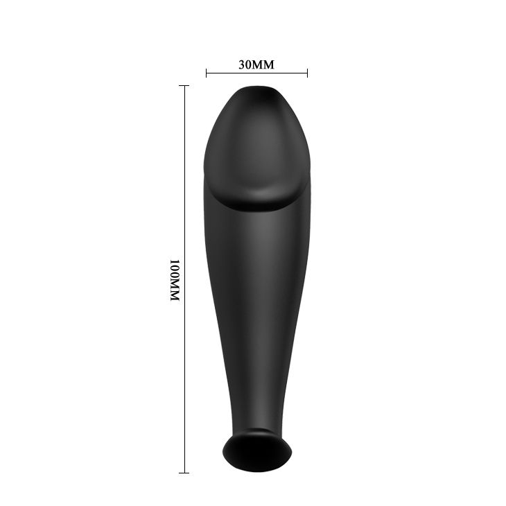Zwarte Vibrerende Buttplug met Afstandsbediening